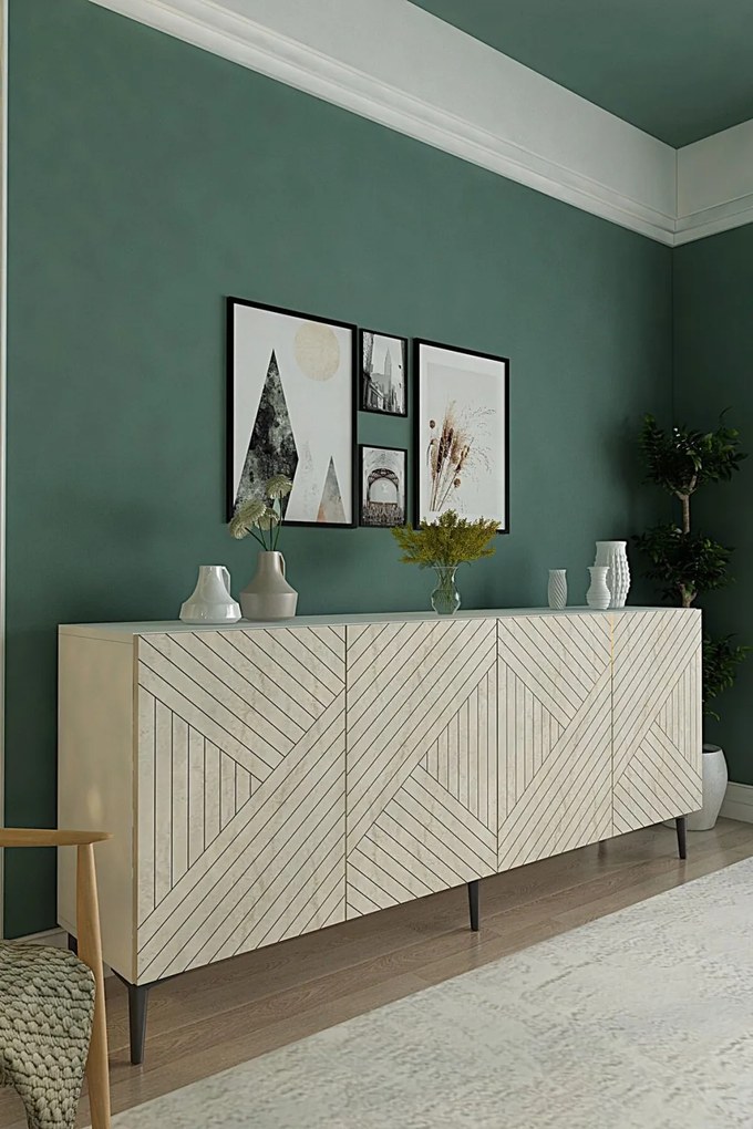 Ferrro 180 - White, Travertine