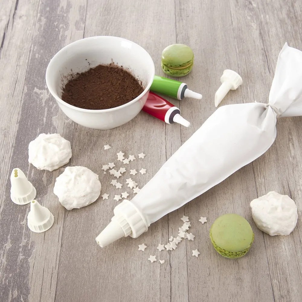 Cukrászati díszítő eszköz szett, tartozékok száma 9 db – Orion