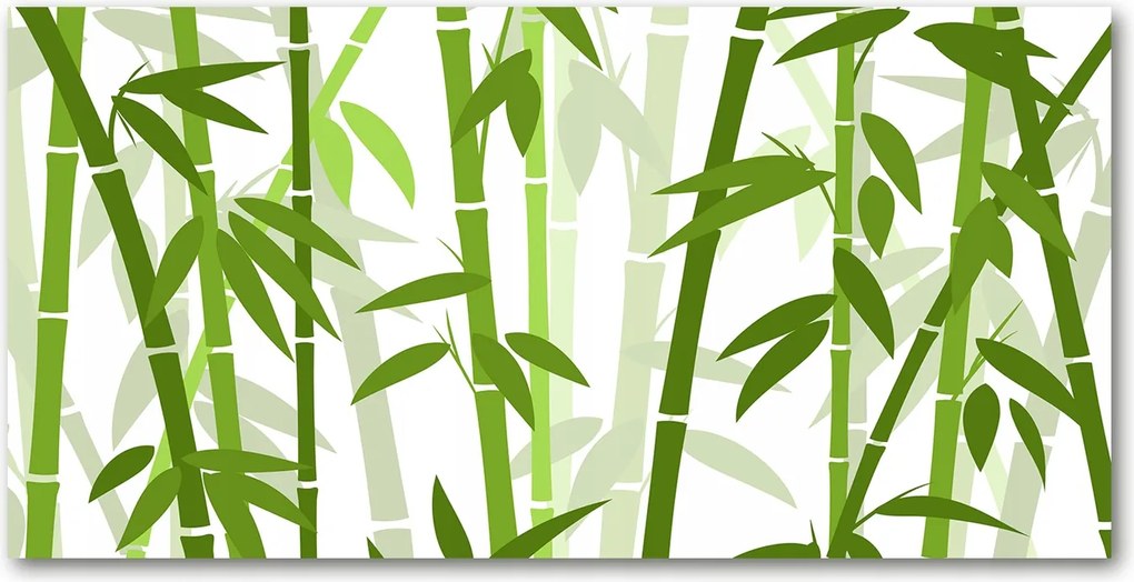 Üvegpanel konyhába Bambusz 120x60 cm Ragasztó