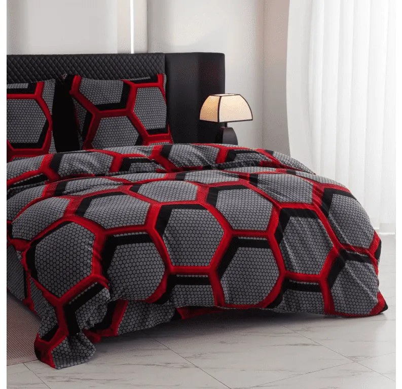 Mikroplüss ágyneműhuzat ZORINO szürke Ágyneműhuzat mérete: 70 x 80 cm | 140 x 200 cm