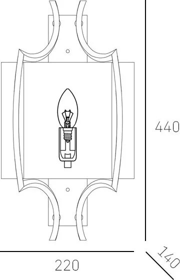 Cosmolight glamour modern fali lámpa faro fehér nikkel cosw01053ni-wh
