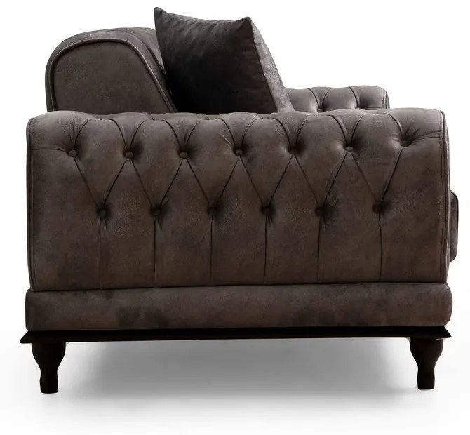 Design ágyazható kanapé Rococo 220 cm antracit