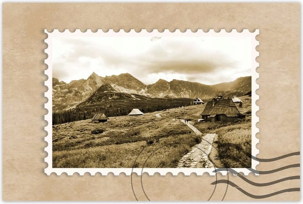 Poszterek 120x80 Tátra Lengyel hegyek Kilátás