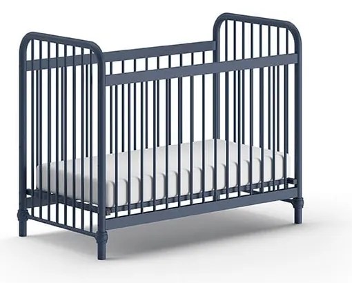 Kék fém babaágy 60x120 cm BRONXX – Vipack