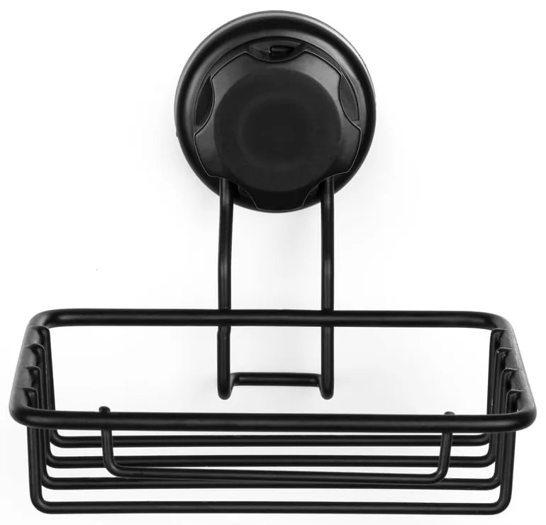 Bestlock Black Soap & Sponge Holder fekete öntapadós fali szappantartó - Compactor