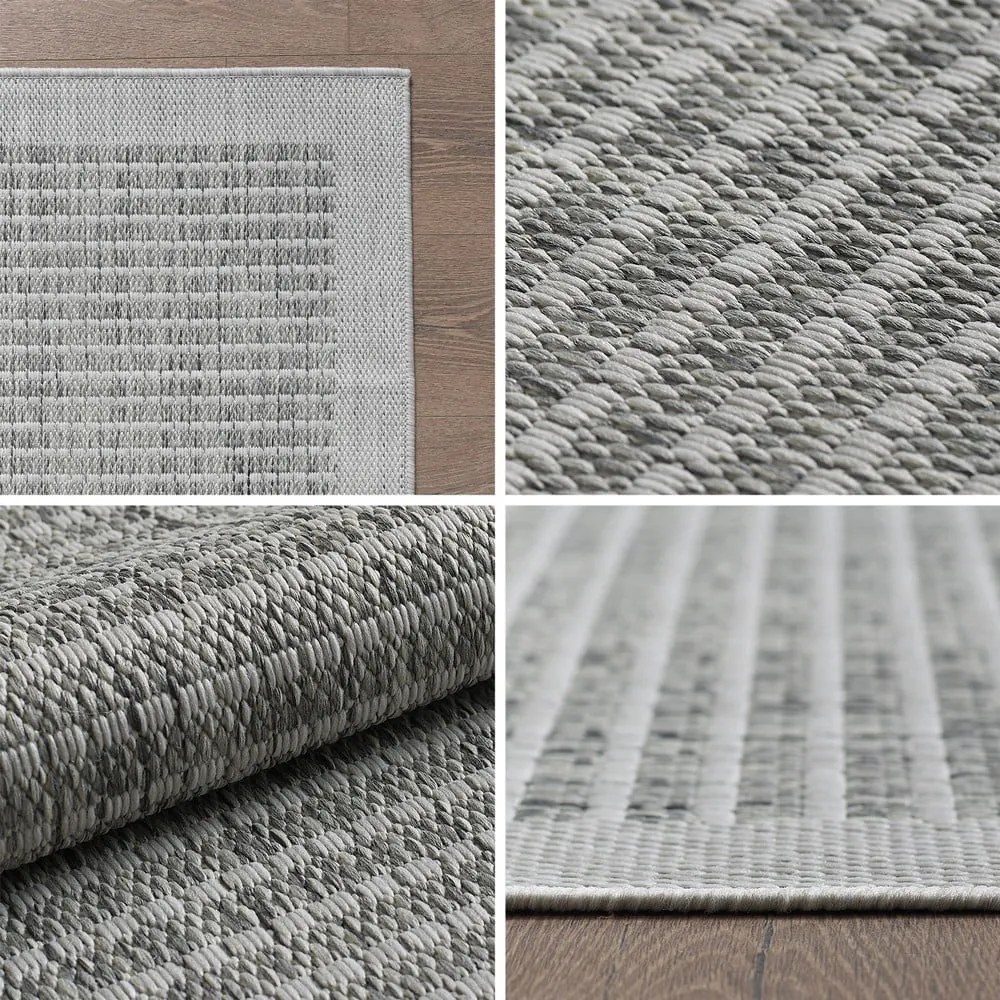 Szürke kerek kültéri szőnyeg ø 120 cm Giza – Ayyildiz Carpets