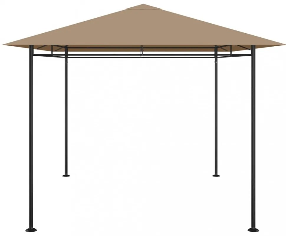 tópszínű pavilon 384x281x270 cm 180 g/m²