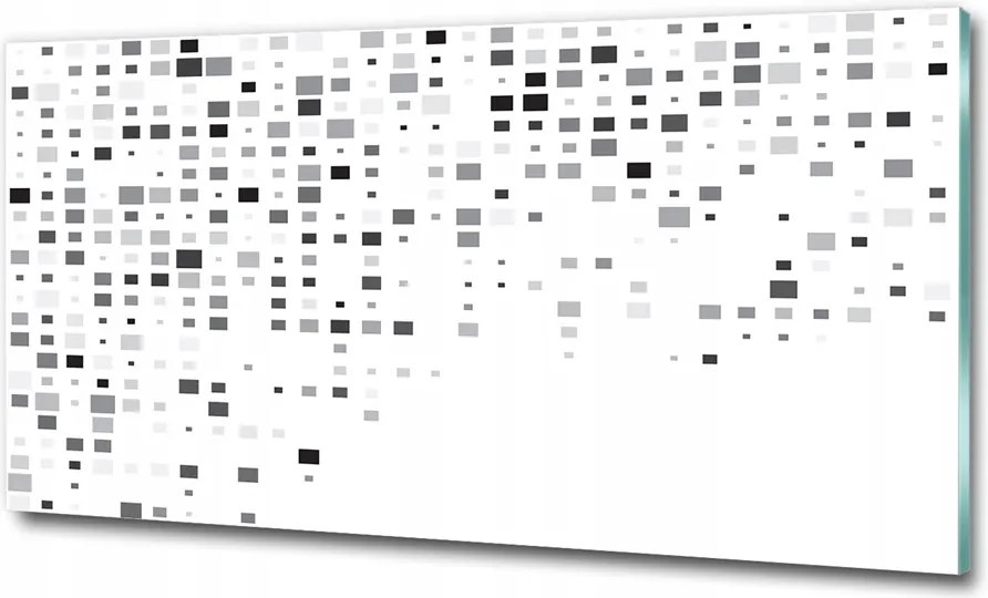 Fotó üvegfestmény Absztrakt négyzetek 125x50