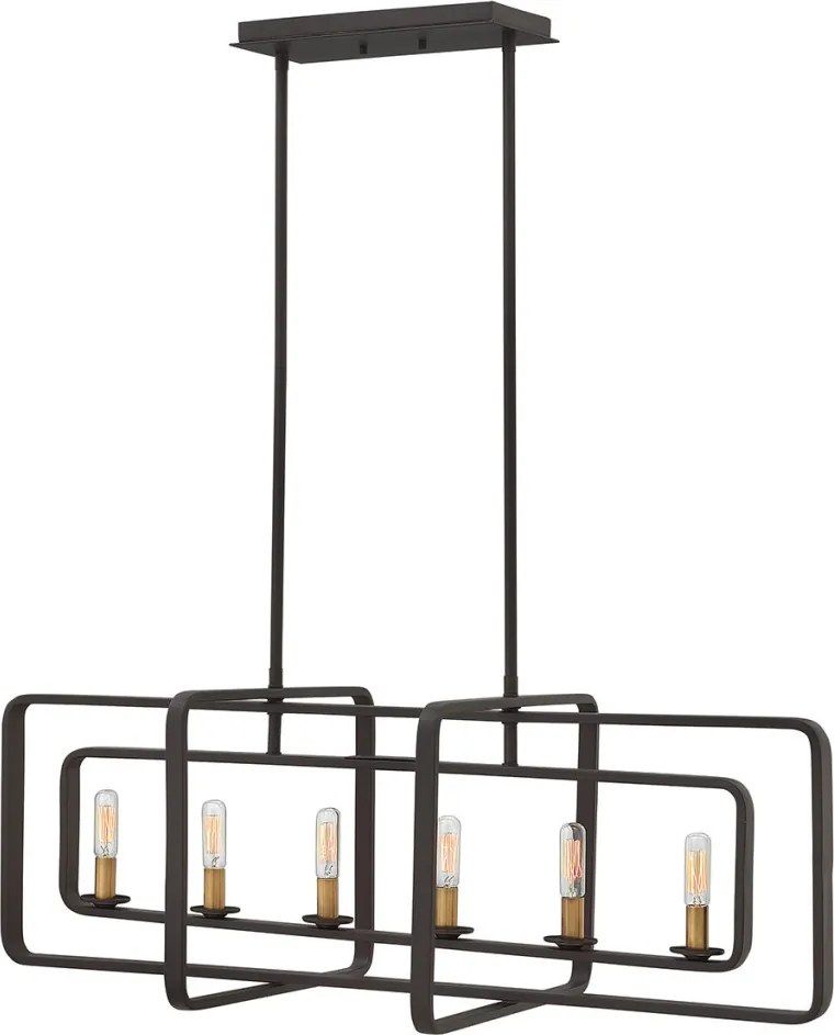 Hinkley Lighting QUENTIN HK-QUENTIN-6ISLE Függőlámpa 6x60W/E14