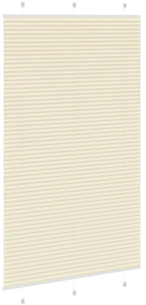 pliszírozott redőny krém 120x200 cm szövetszélesség 119,4 cm