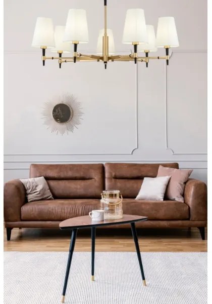 Maytoni H001CL-07BS - Csillár rúdon ZARAGOZA 7xE14/40W/230V