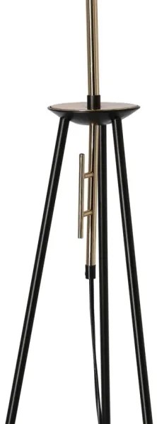 Állólámpa TAFLO 1xE27/60W/230V fehér/fekete/arany