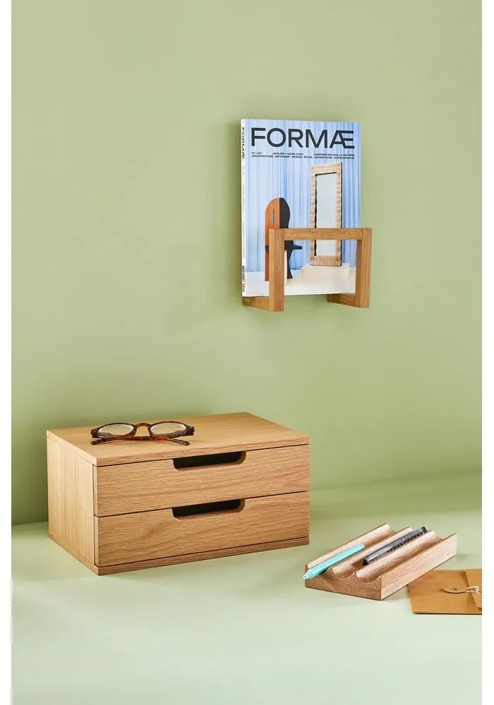 Natúr színű függő éjjeliszekrény tölgyfa dekorral AtHand – Hübsch