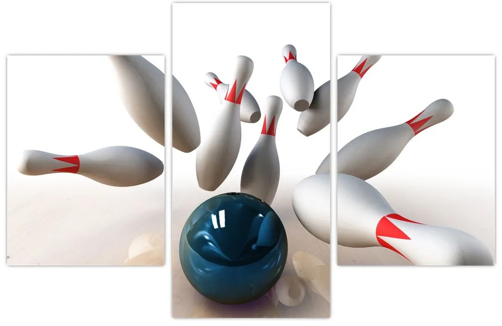 Kép - bowling (90x60 cm)