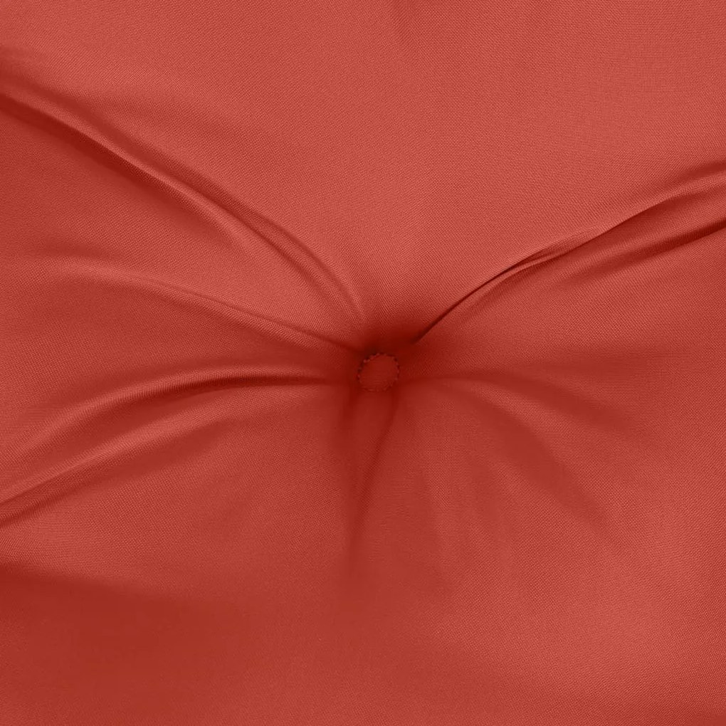 2 db melange piros szövet kerti padpárna 120 x 50 x 7 cm