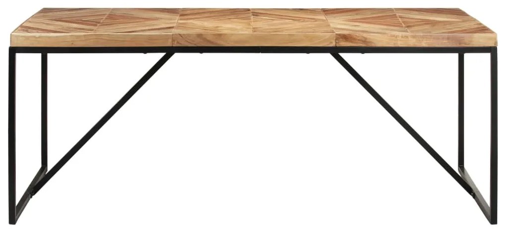 Tömör akácfa és mangófa étkezőasztal 180 x 90 x 76 cm
