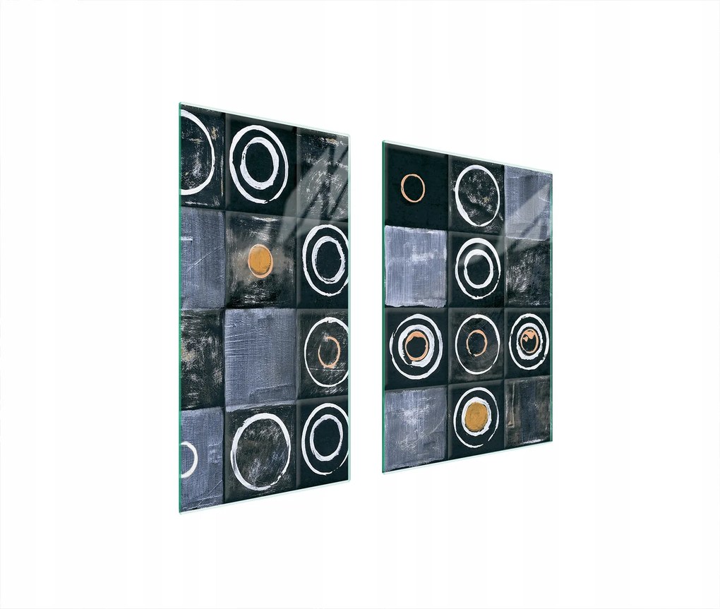 Üveg Védőlap Deszka 75x52 Mintás Edzett Üveg