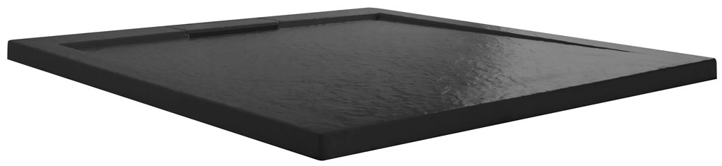 Rea Grand Black, ásványkőből készült zuhanytálca 90x90x3,5 cm, REA-K4595
