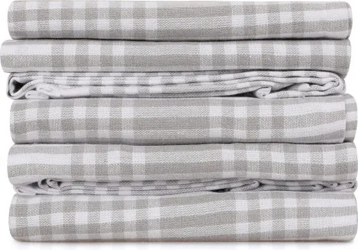 Pötikareli 10 részes pamut kéztörlő szett 45 × 65 cm, szürke