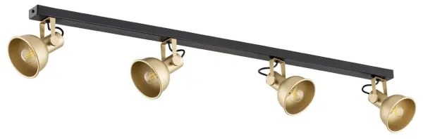 Argon 1801 - Spotlámpa LENORA 4xE14/7W/230V arany/fekete