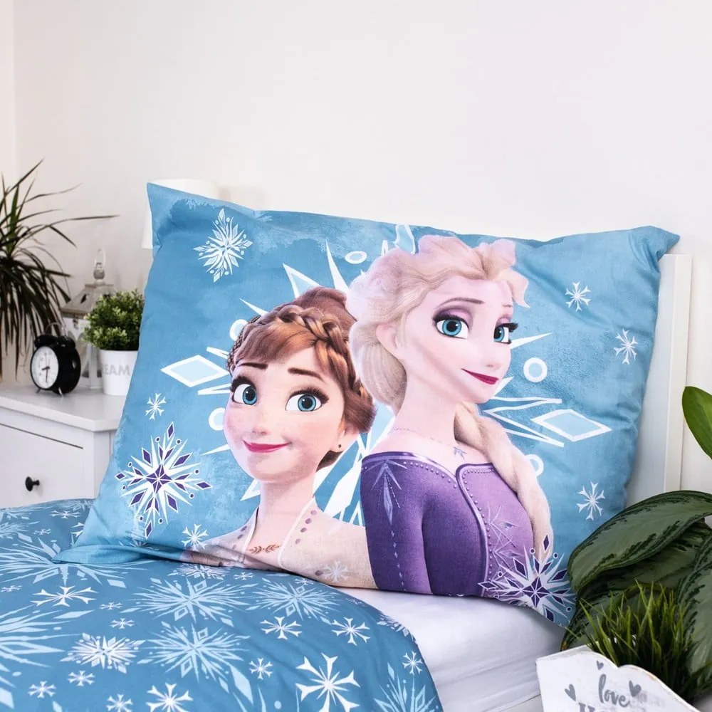 Egyszemélyes pamut gyerek ágyneműhuzat 140x200 cm Frozen – Jerry Fabrics
