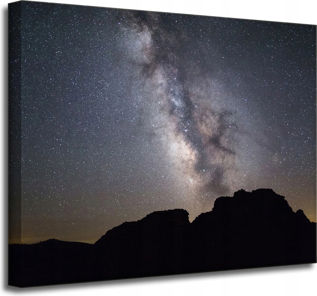 Vászonkép Kozmosz Csillagok Galaxis Köd Természet Csillagászat 50x40