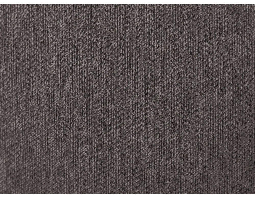 Sötétszürke kárpitozott ágyneműtartós franciaágy ágyráccsal 180x200 cm Garance – Bobochic Paris