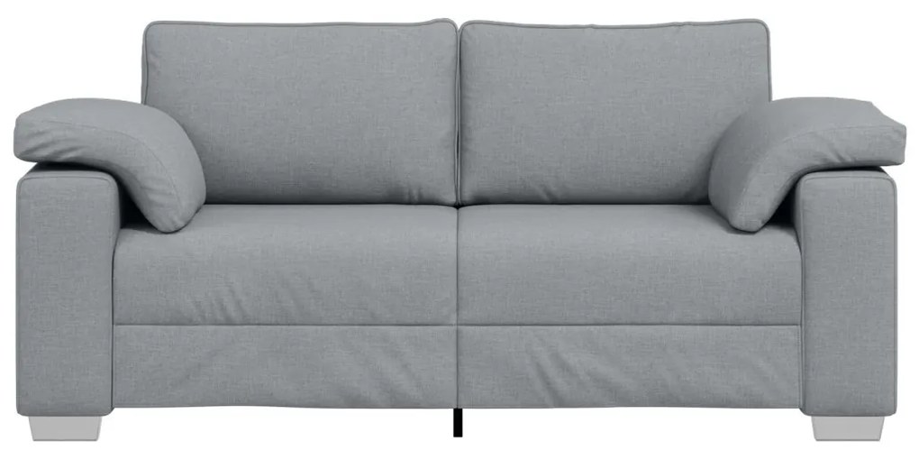 Kanapé párnával Világosszürke 180 x 77 x 82 cm szövet