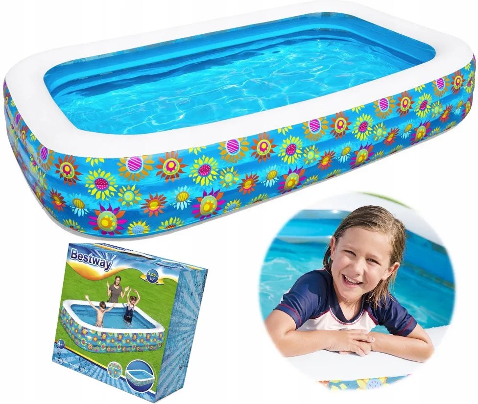 Felfújható Kerti Medence Gyerekeknek Színes +folt