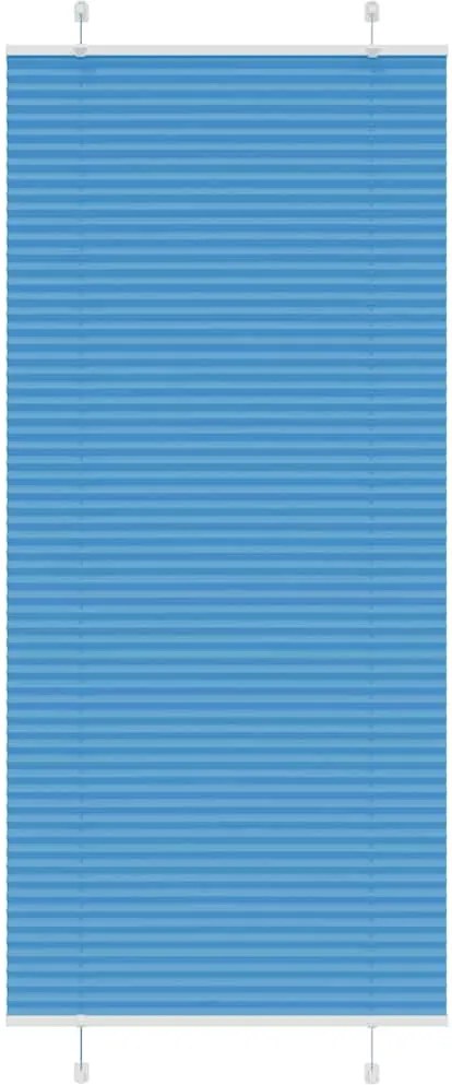vidaXL pliszírozott redőny kék 95x200 cm Szövetszélesség 94,4 cm