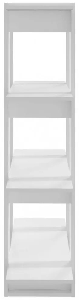 fehér könyvszekrény/térelválasztó 100x30x123,5 cm