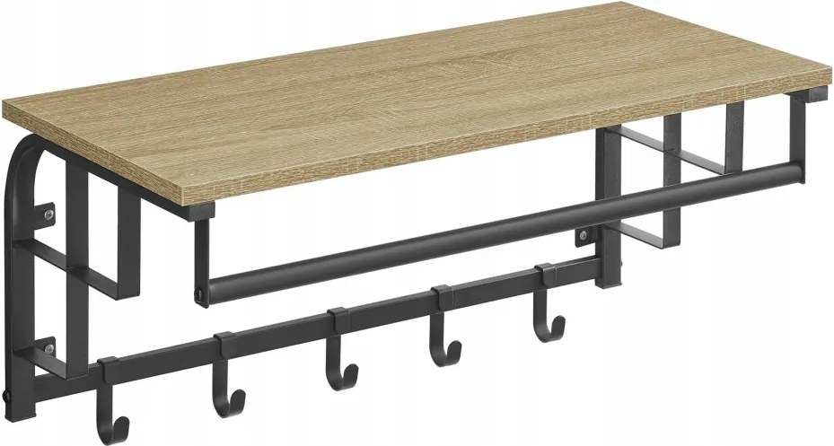 Polc akasztókkal sonoma LCR012B11