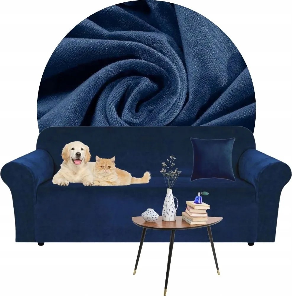 Kanapé Huzat Sarok Kanapé Rugalmas Velúr Plüss 145-185 Oeko Tex