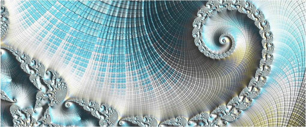Egy texturált spirál képe (120x50 cm)
