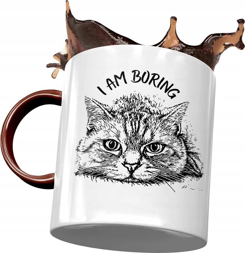 Bordó bögre cicás aranyos ajándék fényképes nyomtatással