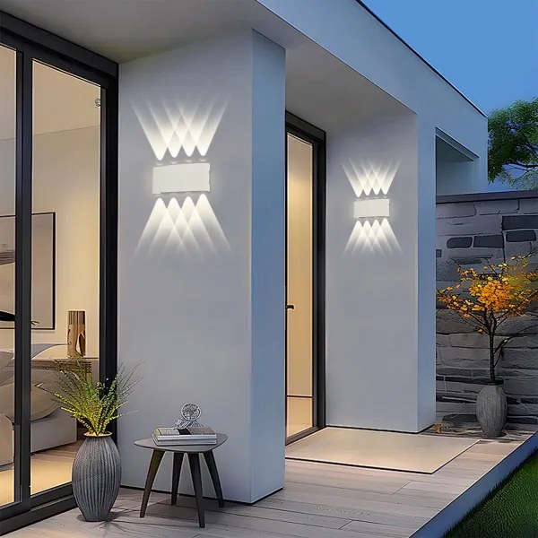 Brilagi - LED kültéri fali világítótest FLAREBOX LED/8W/230V fehér IP65