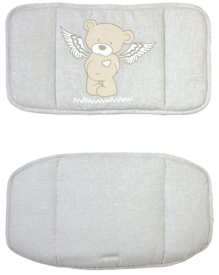 Szürke etetőszék huzat Heartbreakerbär – Roba