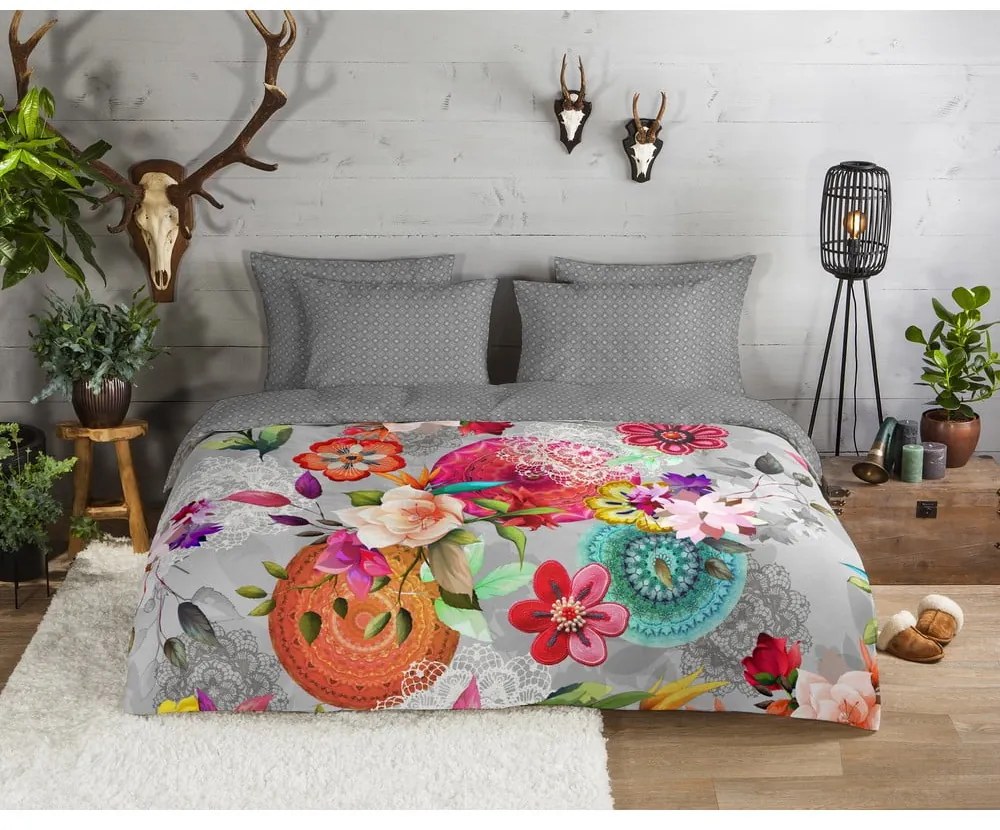 Egyszemélyes flanel ágyneműhuzat 140x200 cm Isarea – HIP