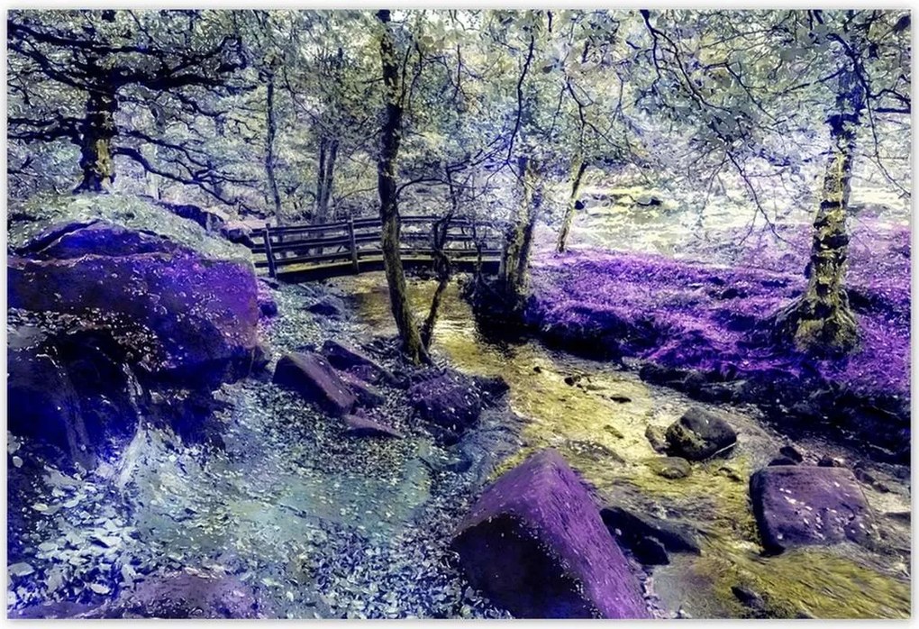 Poszterek 185x125 Híd a folyó felett