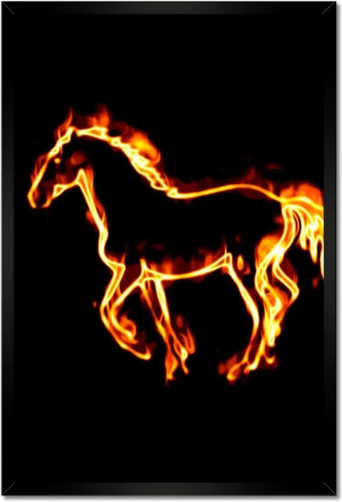 Poszterek keretben 40x60 Tűz paripa
