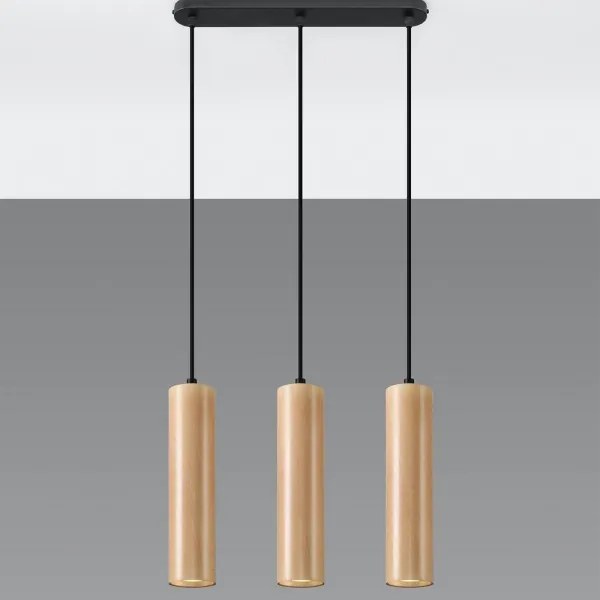 Sollux SL.0638 - Csillár zsinóron LINO 3xGU10/40W/230V