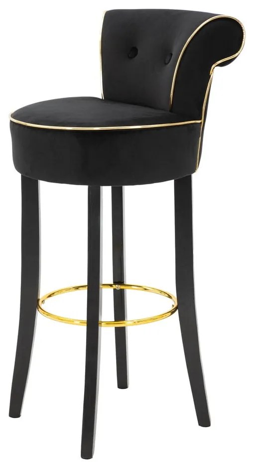 Kék bársony bárszék 96 cm Luxy – Mauro Ferretti