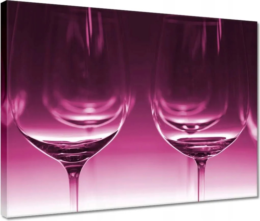 Vászonképek 40x30 Poharak