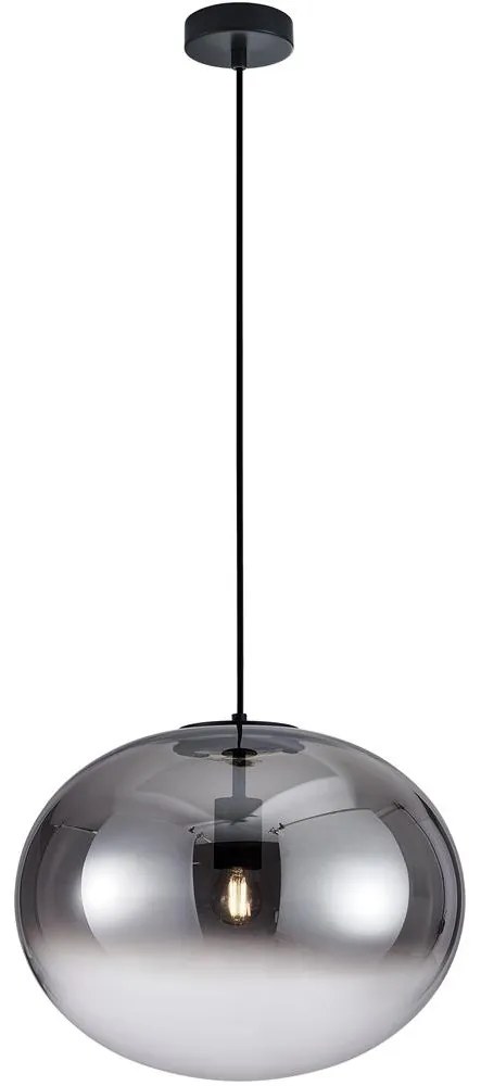 Csillár zsinóron CAMPANIA 1xE27/60W/230V fekete