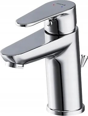 Libra álló mosdócsaptelep műanyag kifolyóval, króm (S951-408)