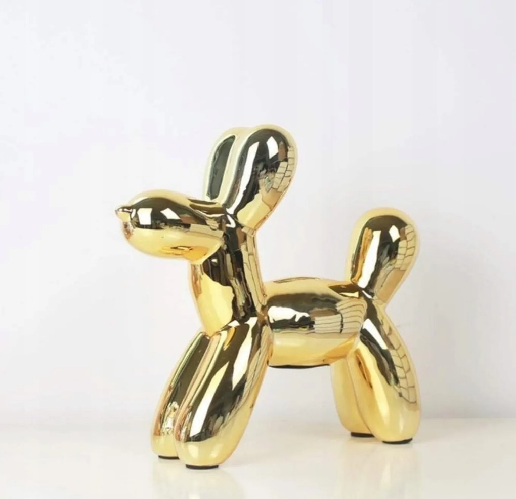 Arany Figura Nagy, Lufi Kutya Alakú 40X40X15