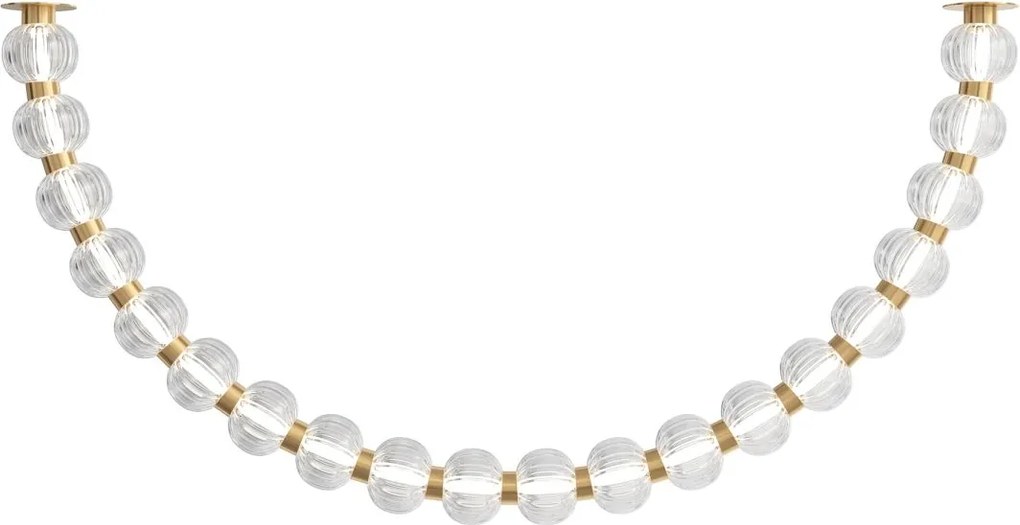 Maytoni glamour modern mennyezeti lámpa amulet átlátszó arany mymod555cl-l28g3k