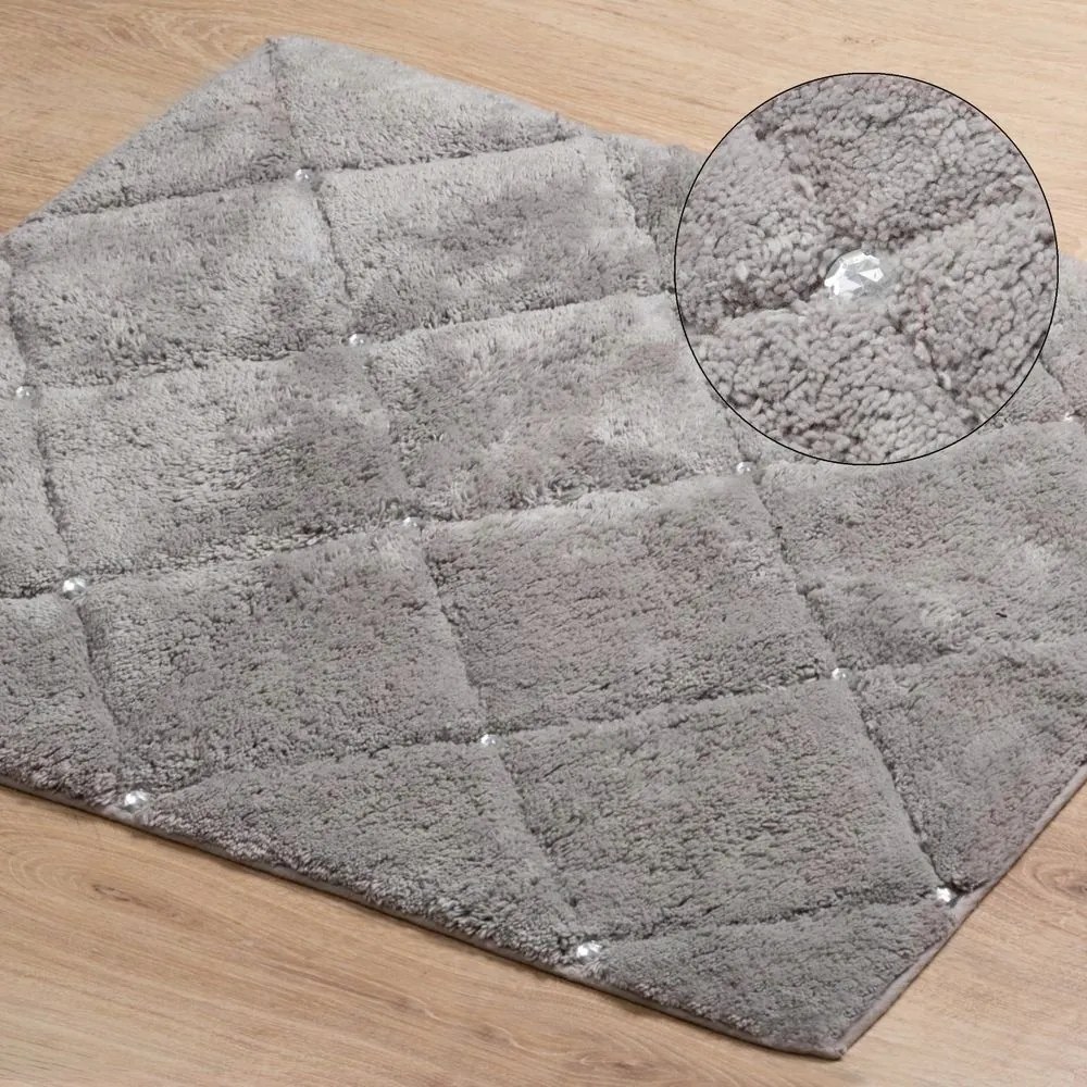 Fürdőszobaszőnyeg CHIC-2 50x70 Eurofirany ezüst