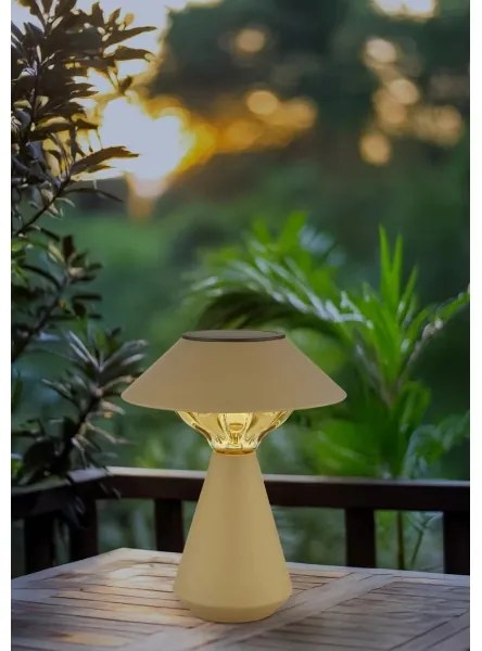 Globo 36639S - LED napelemes lámpa 10xLED/0,06W/1,2V IP44 barna