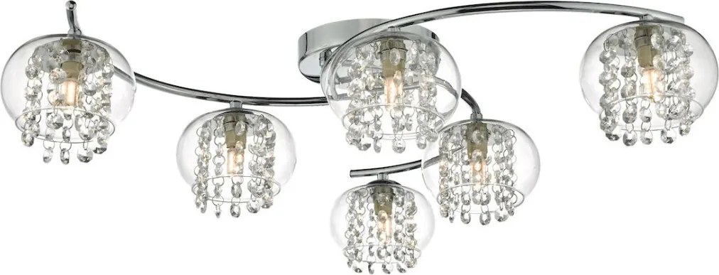 Dar Lighting ELMA ELM6450 Plafonlámpa 6x40W/G9